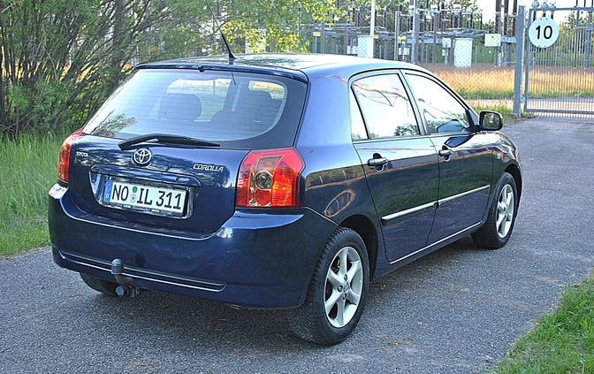 Toyota Corolla cena 11900 przebieg: 167000, rok produkcji 2004 z Radzyń Chełmiński małe 137